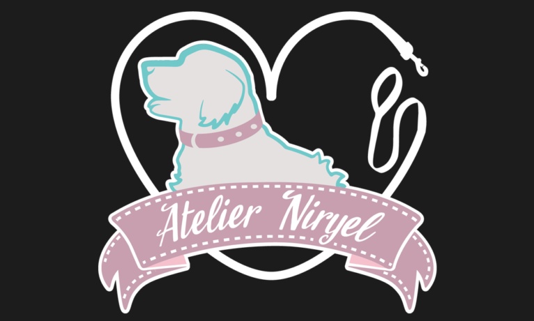 Logo réalisé sur Illustrator pour l'Atelier Nyriel, créateur d'accessoires animalier